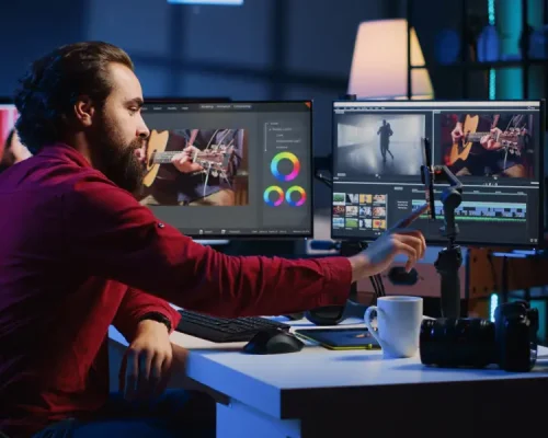 GRAPHIC DESIGNING & VIDEO EDITING